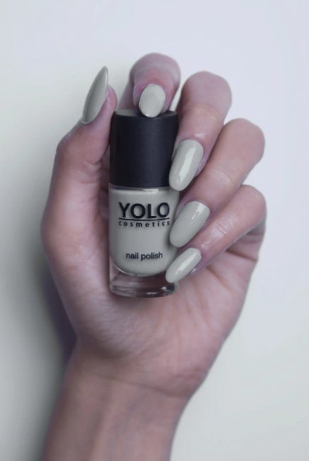 YOLO Nail Polish 212 Light Grey  - Image 2