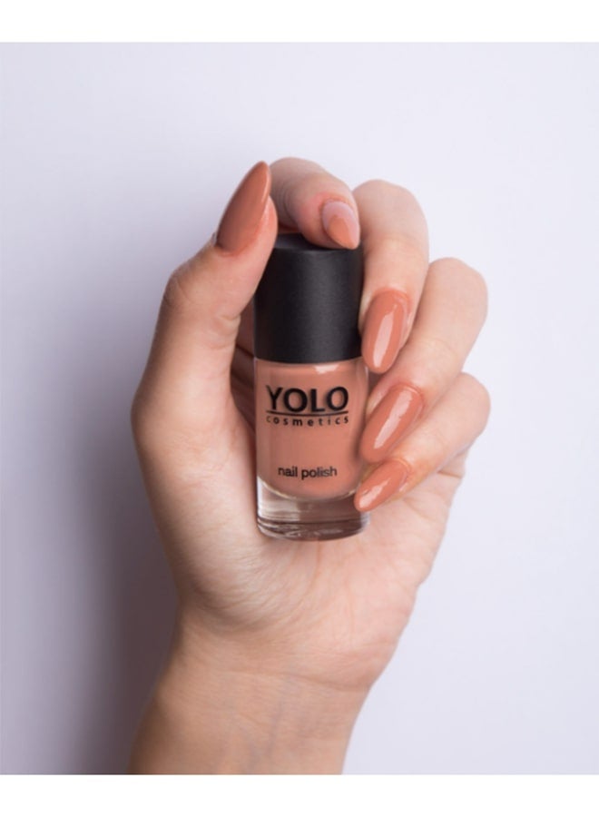 YOLO Long‎ Lasting Glossy Nail Polish 198 Desert Wood  - Image 2
