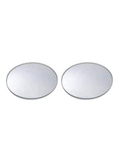 ماركة غير محددة Adjustable Stick-on Frameless Blindspot Mirrors 2pcs 