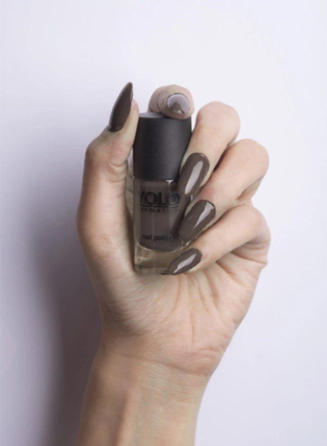YOLO Long‎ Lasting Glossy Nail Polish 201 Truffle  - Image 2