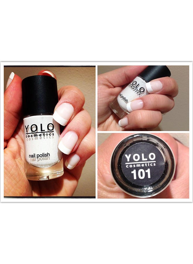 YOLO - Nail Polish Color No.101 White - Image 1