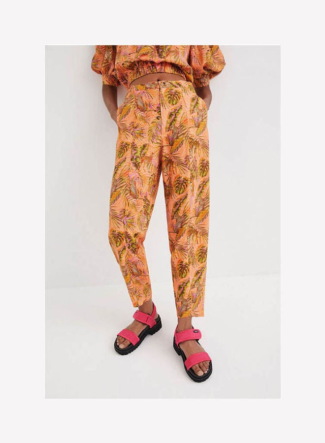 DESIGUAL Mango Safari Trousers Multicolor Print  - Image 1