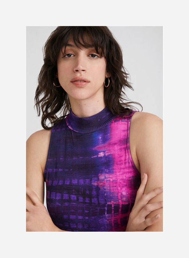 DESIGUAL Ribbed Tie-Dye Bodysuit Multicolor  - Image 2