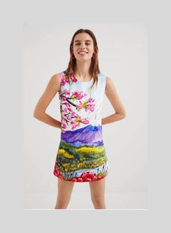 DESIGUAL Japanese Print Pinafore Multicolor  - Image 1