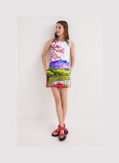 DESIGUAL Japanese Print Pinafore Multicolor  - Image 3
