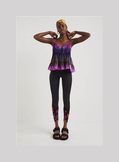 DESIGUAL Tie-Dye Strap Top Multicolour Print  - Image 2