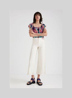 DESIGUAL Colorful Short Sleeve Blouse Multicolour Print  - Image 3