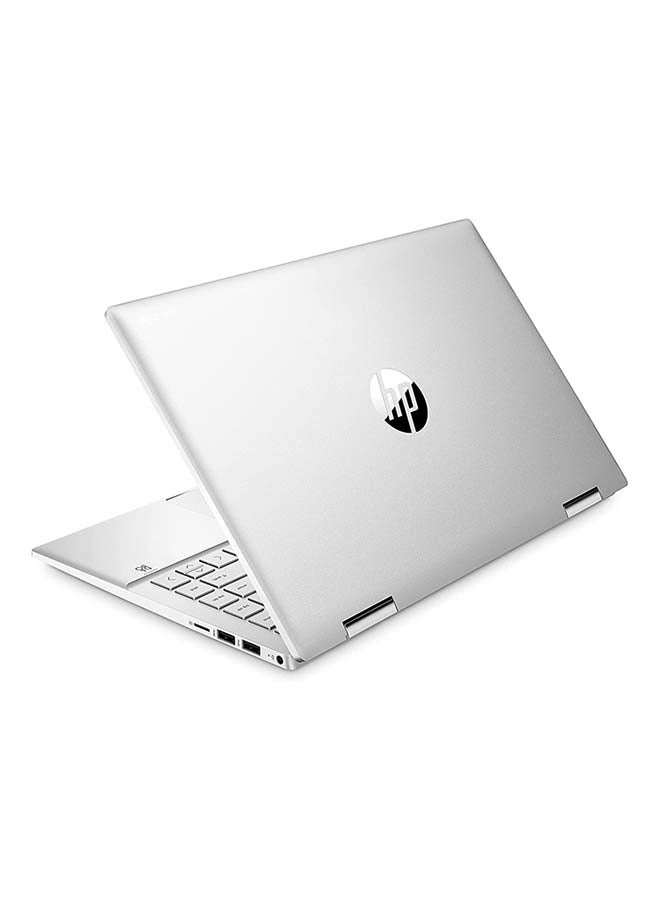 HP - Pavilion x360 Convertible 2 In 1 Laptop With 14-Inch Touchscreen Display, Core i3 1110G4 Processor/4GB RAM/256GB SSD/Intel UHD Graphics English Natural Silver - Image 1