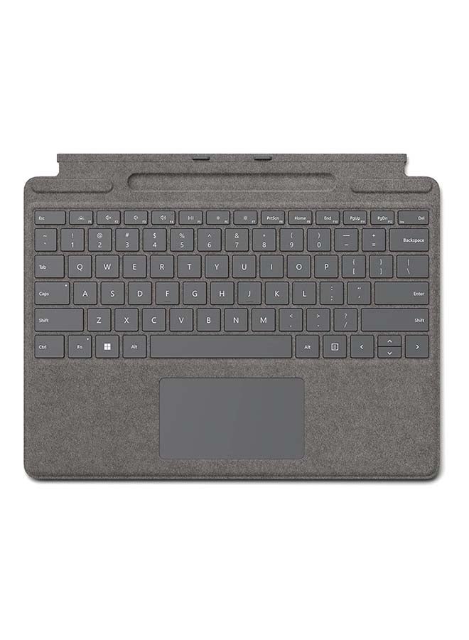 Microsoft Surface Pro 8 Or X - Signature Type Cover With Slim Pen 2 Silver - Image 2