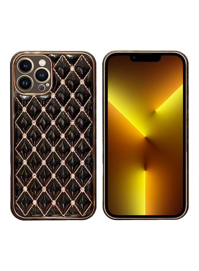 MARGOUN - iPhone 12 Pro Max Luxury Diamond Bling Rhinestone Case Cover Shockproof Camera Lens Protection Black - Image 1