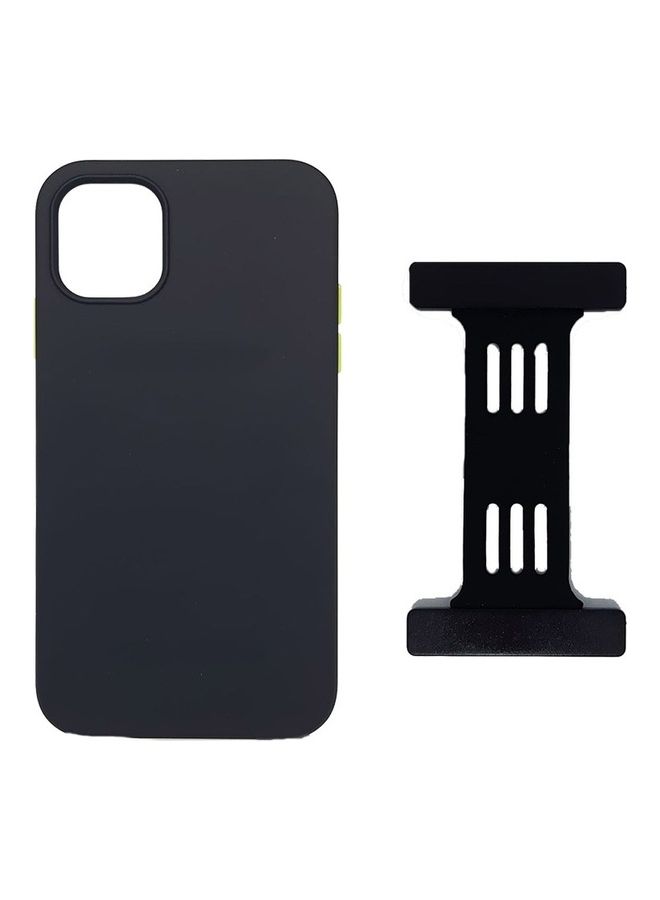 Protective Case Cover For Apple iPhone 13 Pro With Magnetic Bars Black