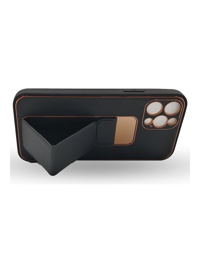 MARGOUN Protective Cover With Magnetic Wrist Strap 3 In 1 Stand For Apple iPhone 13 Pro Black - Image 2