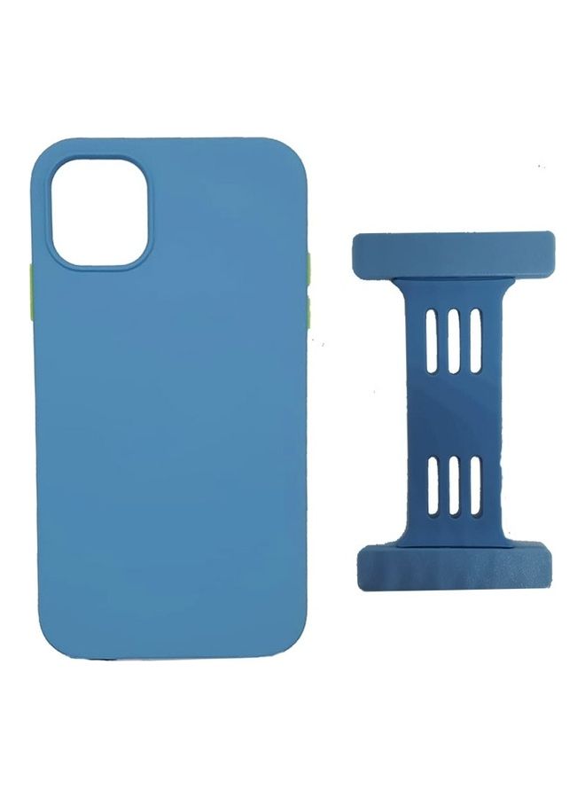 مارجون غطاء حماية واقِِ لهاتف أبل آيفون 13 مزود بقضبان مغناطيسية أزرق - Image 5