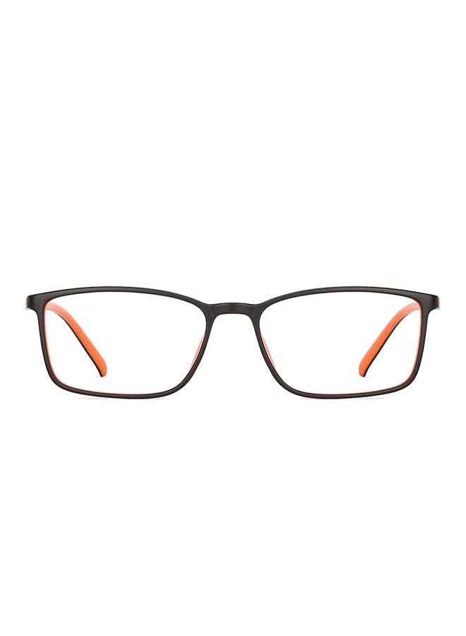 Lenskart Blu Zero Power Full Rim Bluecut & Antiglare Rectangle Shape Computer Eyeglasses LB E13527 - 53mm - Black  - Image 1