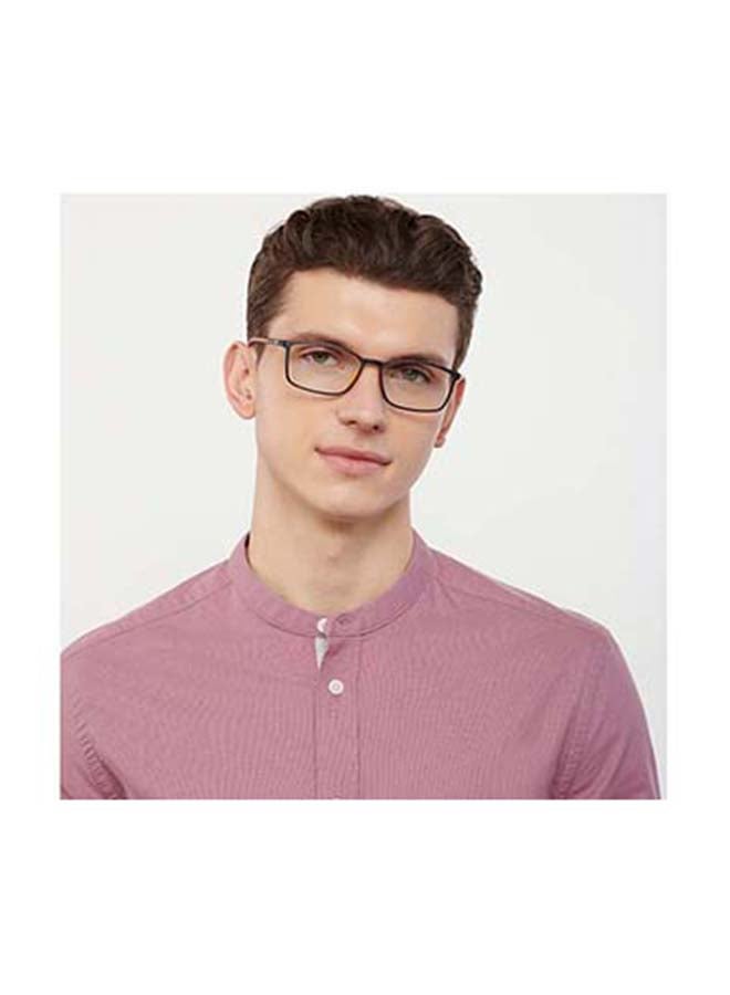 Lenskart Blu Zero Power Full Rim Bluecut & Antiglare Rectangle Shape Computer Eyeglasses LB E13527 - 53mm - Black  - Image 4