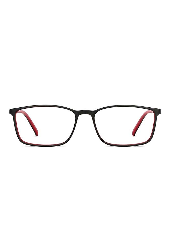 Lenskart Blu Zero Power Full Rim Bluecut & Antiglare Rectangle Shape Computer Eyeglasses LB E13527 - 53mm - Black  - Image 1