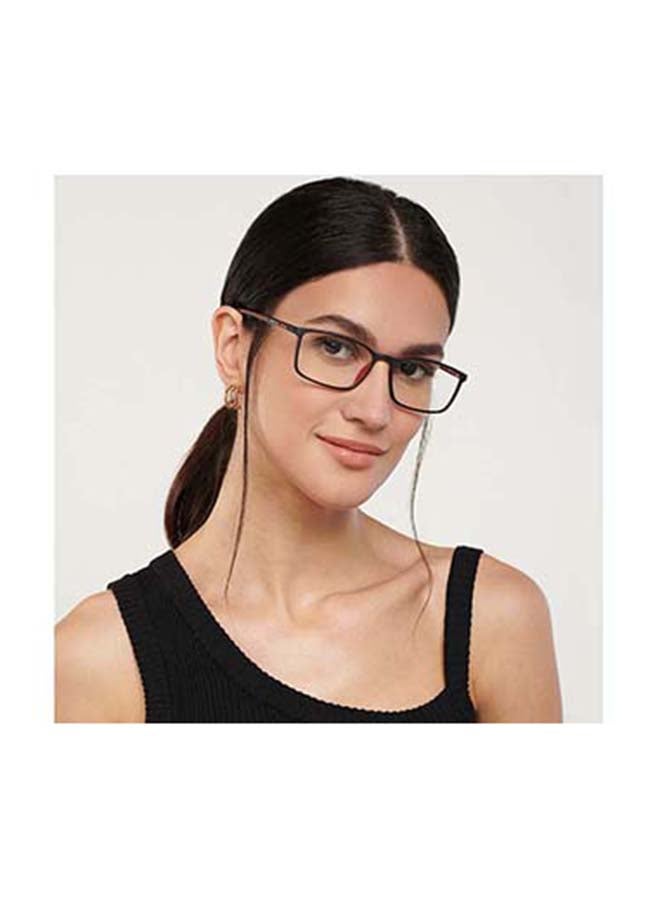 Lenskart Blu Zero Power Full Rim Bluecut & Antiglare Rectangle Shape Computer Eyeglasses LB E13527 - 53mm - Black  - Image 4
