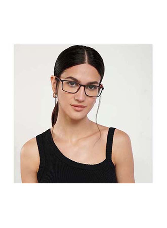 Lenskart Blu Zero Power Full Rim Bluecut & Antiglare Rectangle Shape Computer Eyeglasses LB E13527 - 53mm - Black  - Image 5
