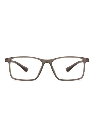 Zero Power Full Rim Bluecut & Antiglare Rectangle Shape Computer Eyeglasses LB E13738 - 52mm - Grey - v1652170529/N53285462A_1