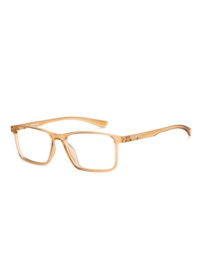 Lenskart Blu Zero Power Full Rim Bluecut & Antiglare Rectangle Shape Computer Eyeglasses LB E14242 - 52mm - Brown  - Image 2
