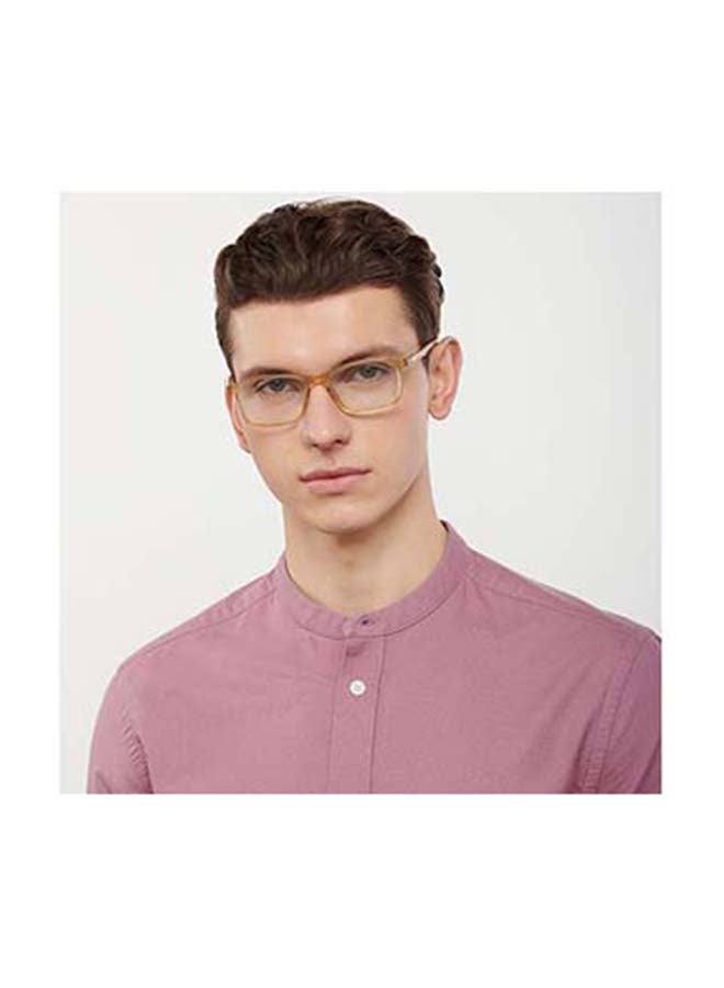 Lenskart Blu Zero Power Full Rim Bluecut & Antiglare Rectangle Shape Computer Eyeglasses LB E14242 - 52mm - Brown  - Image 5