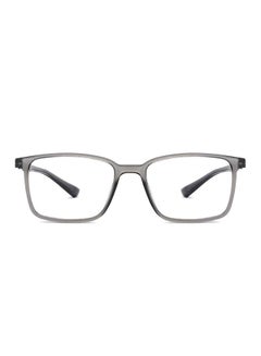 Zero Power Full Rim Bluecut & Antiglare Rectangle Shape Computer Eyeglasses LB E14241 - 53mm - Grey