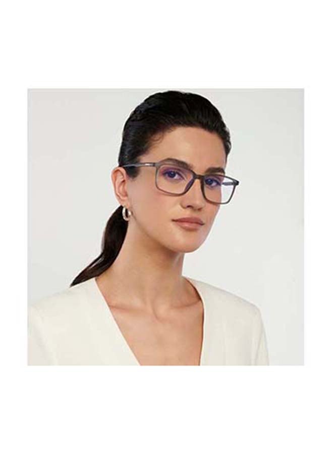 Lenskart Blu - Zero Power Full Rim Bluecut & Antiglare Rectangle Shape Computer Eyeglasses LB E14241 - 53mm - Grey - Image 1