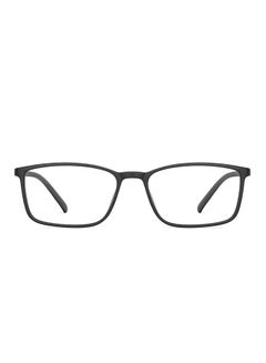 Zero Power Full Rim Bluecut & Antiglare Rectangle Shape Computer Eyeglasses LB E13527 - 53mm - Black
