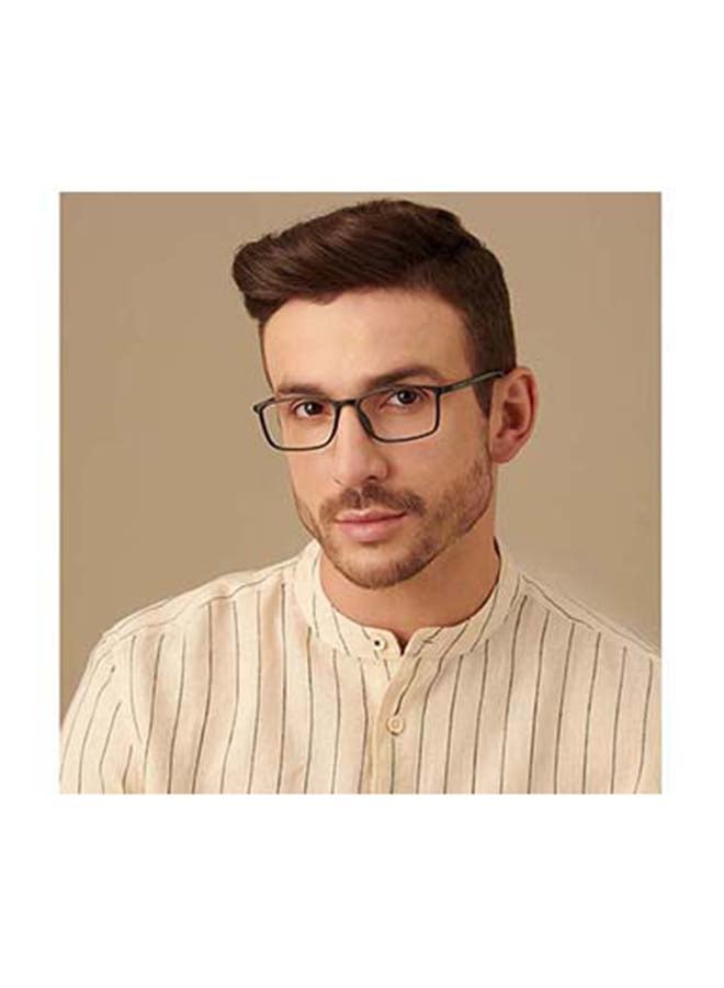 Lenskart Blu - Zero Power Full Rim Bluecut & Antiglare Rectangle Shape Computer Eyeglasses LB E13527 - 53mm - Black - Image 1