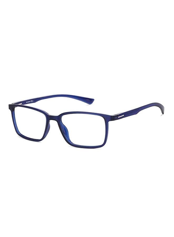 Lenskart Blu Zero Power Full Rim Bluecut & Antiglare Rectangle Shape Computer Eyeglasses LB E13737 - 53mm - Blue  - Image 2