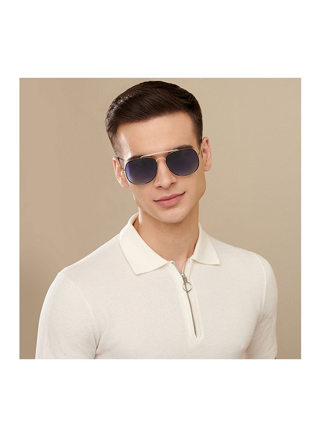 John Jacobs - JJ Tints Full Rim Square Frame Polarized & UV Protected Sunglasses JJ S13076 - 57mm - Gold - Image 1