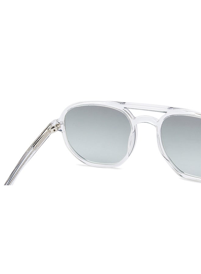 John Jacobs JJ Tints Full Rim Square Frame Polarized & UV Protected Sunglasses JJ S13312 - 53mm - Transparent  - Image 3