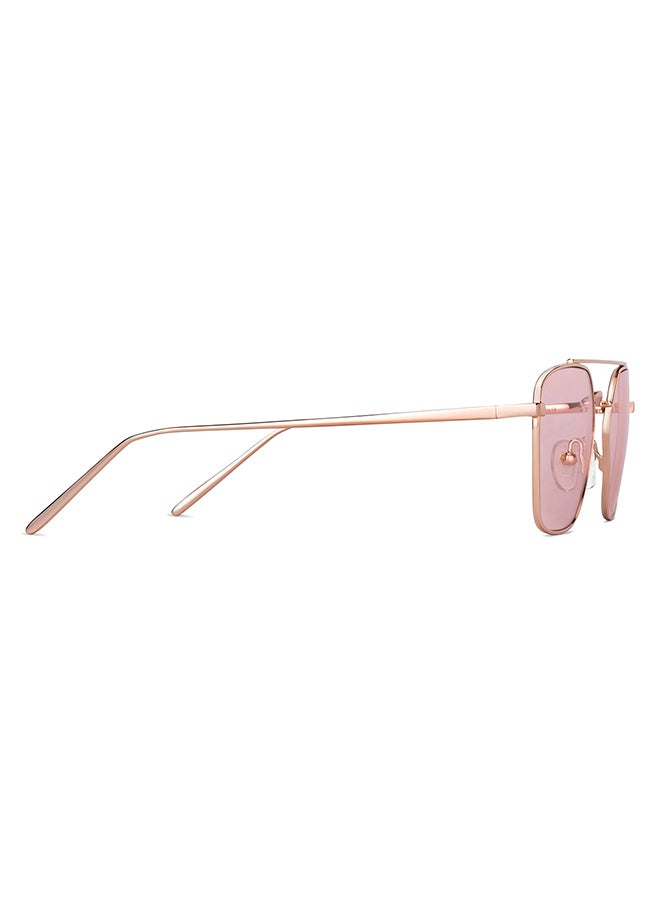 John Jacobs - JJ Tints Full Rim Square Frame Polarized & UV Protected Sunglasses JJ S12471S - 51mm - Gold - Image 1
