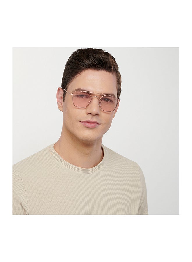 John Jacobs - JJ Tints Full Rim Square Frame Polarized & UV Protected Sunglasses JJ S12471S - 51mm - Gold - Image 1