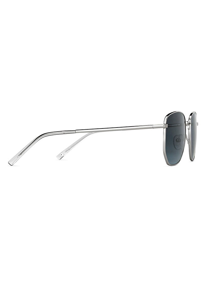 John Jacobs JJ Tints Full Rim Hexagon Frame Polarized & UV Protected Sunglasses JJ S12807S - 51mm - Grey  - Image 5