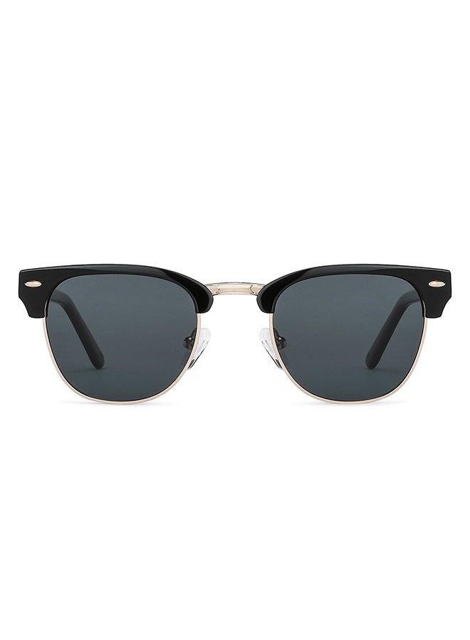 John Jacobs JJ Tints Full Rim Clubmaster Frame Polarized & UV Protected Sunglasses JJ S13088S - 46mm - Black  - Image 1