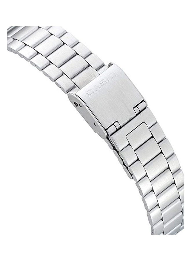 CASIO Stainless Steel Digital Clasp Watch A-168WA-1UWD - Image 3