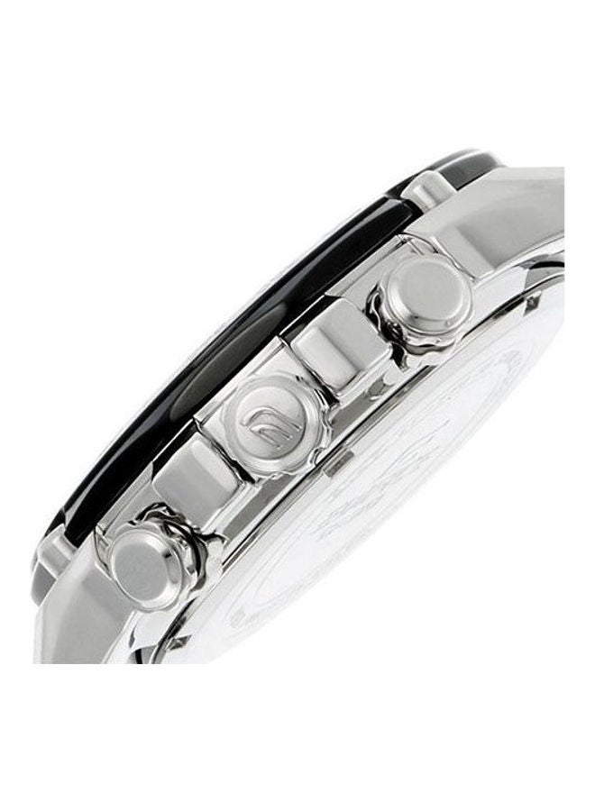 CASIO - Men's Stainless Steel Analog Clasp Watch EF-550RBSP-1AVDR - Image 1
