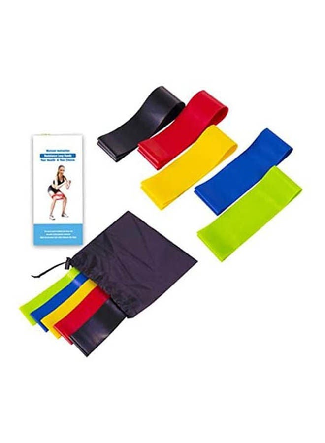 Elastic Band Rope Yoga Workout Pull Up Assist Band Resistance 5Pcs