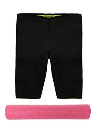 Hot Slimming Short With Yoga Mat - v1652175856/N53293453A_1