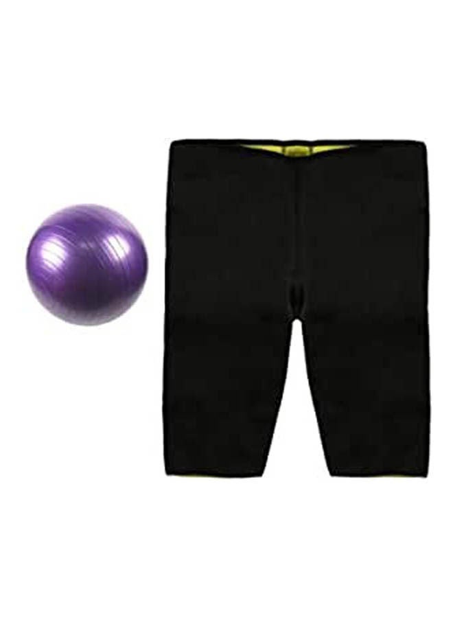Generic Hot Slimming Short With Yoga And Gym Ball 55cm - Image 1