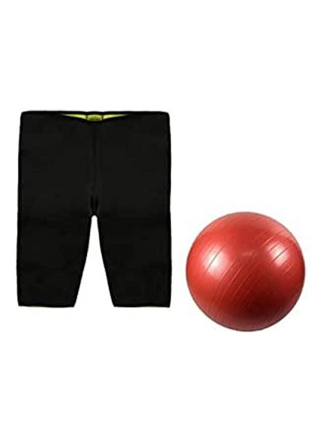Generic Hot Slimming Short With Yoga And Gym Ball 75cm