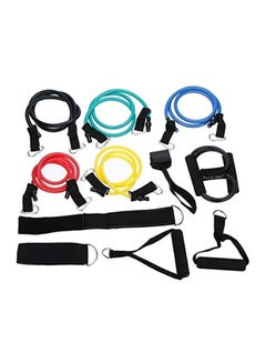 1Pack Resistance Bands Set, Include Stackable Exercise Bands With Carry Bag, Door Anchor Attachment