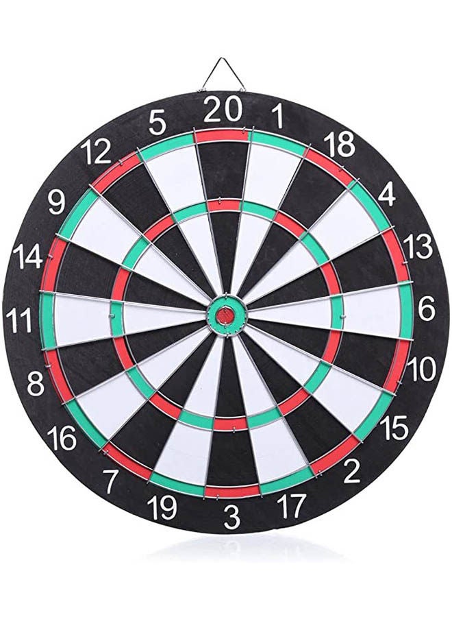 ماركة غير محددة - Double Face Dart Board With 6 Darts 38cm - Image 1