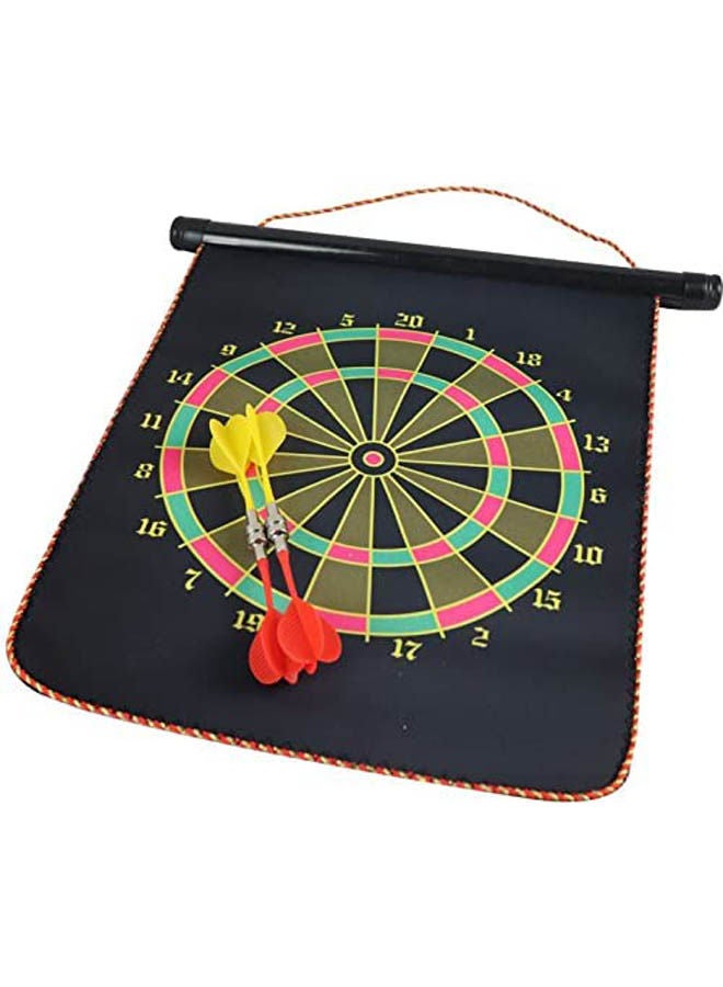 ماركة غير محددة Double Sided Magnet Dart Board For Children 12inch 