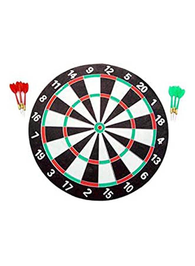 ماركة غير محددة Dart Board With 6 Darts 17inch 