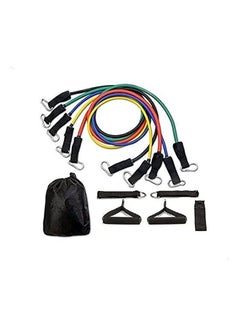 Latex Resistance Bands Fitness Exercise Tube Rope Set Yoga Abs P90X Workout [H8329