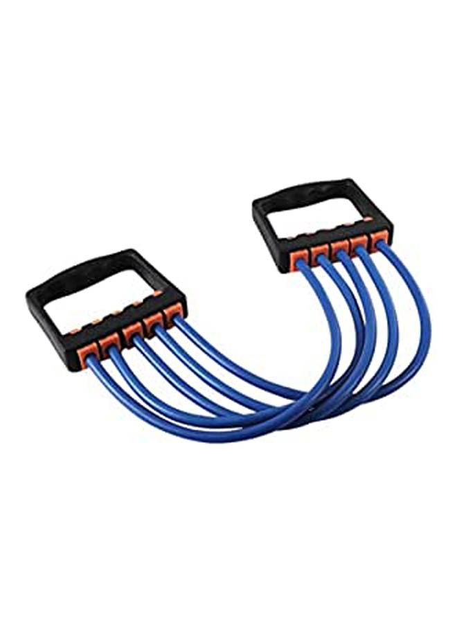 Adjustable 5 Tubes Exercise Cords Chest Expander