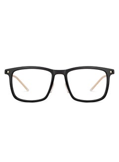 Zero Power Bluecut & Antiglare Wayfarer Shape Computer Eyeglasses LB E13533 - Lens Size: 52mm - Black