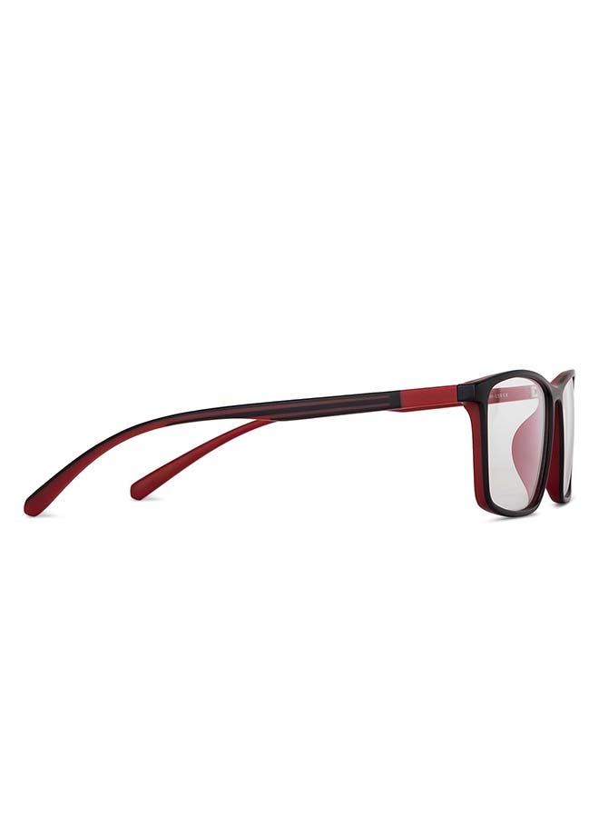 Lenskart Blu - Zero Power Bluecut & Antiglare Rectangular Shape Computer Eyeglasses LB E14255 - Lens Size: 53mm - Black - Image 1